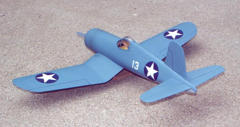 F4U-1 aft view
